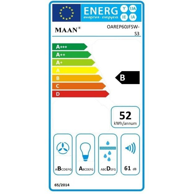 Okap MAAN Ares M 60 Soft Touch satyna
