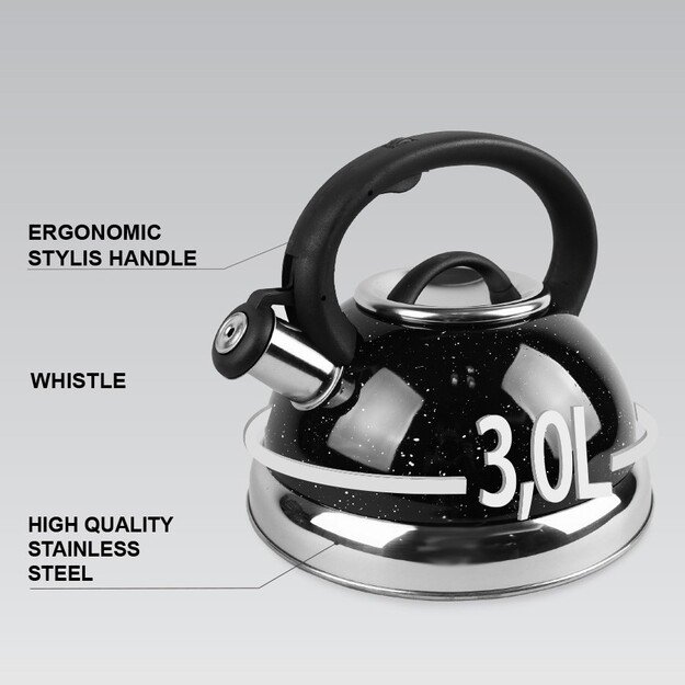 Kettle MAESTRO MR-1313C black 3 l 4