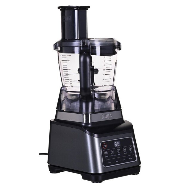 Ninja BN800 food processor 1200 W 1.8 L Black, Silver Built-in scales
