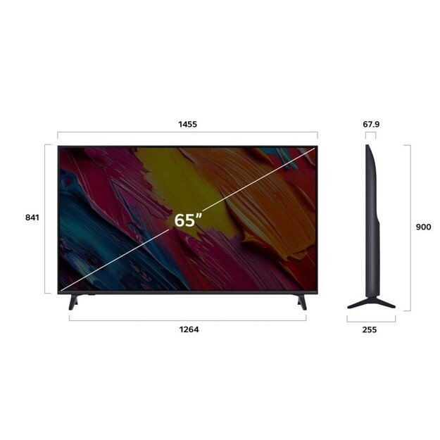 LG QNED AI 65QNED70A6A TV 165.1 cm (65 ) 4K Ultra HD Smart TV Wi-Fi Black 2