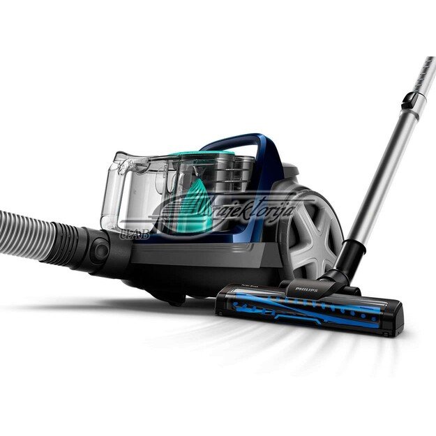 Philips | Vacuum cleaner | PowerPro Active FC9556/09 | Bagless | Power 900 W | Dust capacity 1.5 L | Blue 3