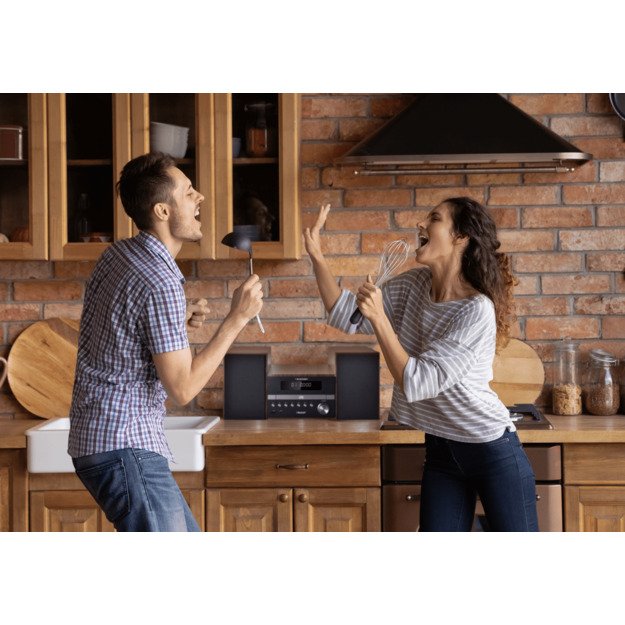 Blaupunkt MS46BT home audio system Home audio micro system 100 W Black, Wood 3