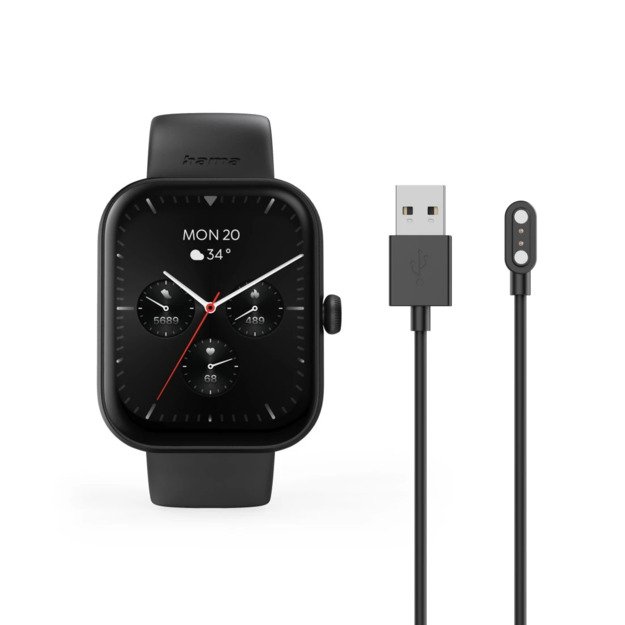 Hama 00178614 Fit Watch 5000 Black 1