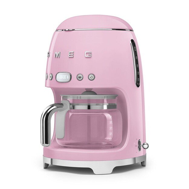 Smeg 50 s Style Drip Filter Coffee Machine DCF02PKEU Pink
