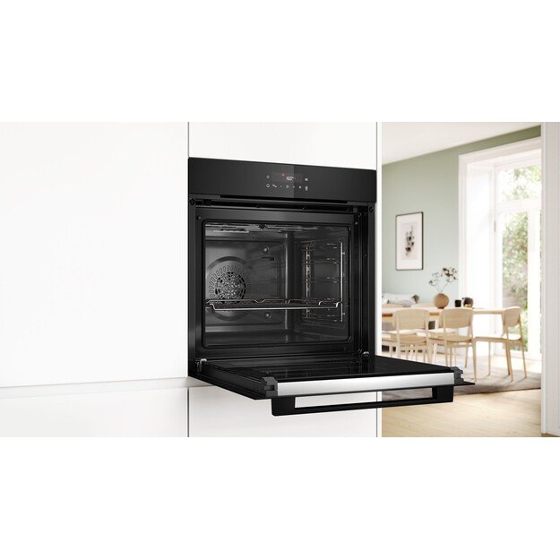BOSCH Serie 2 HBA571BB4 oven 71 L 3600 W Black + BOSCH HEZ538000 guide rail 3