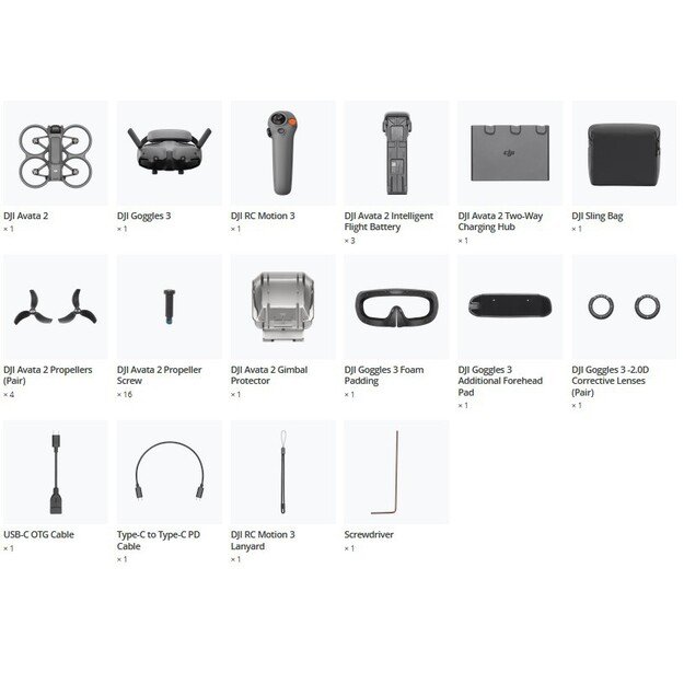 DJI Avata 2 Fly More Combo (3 batteries) 1