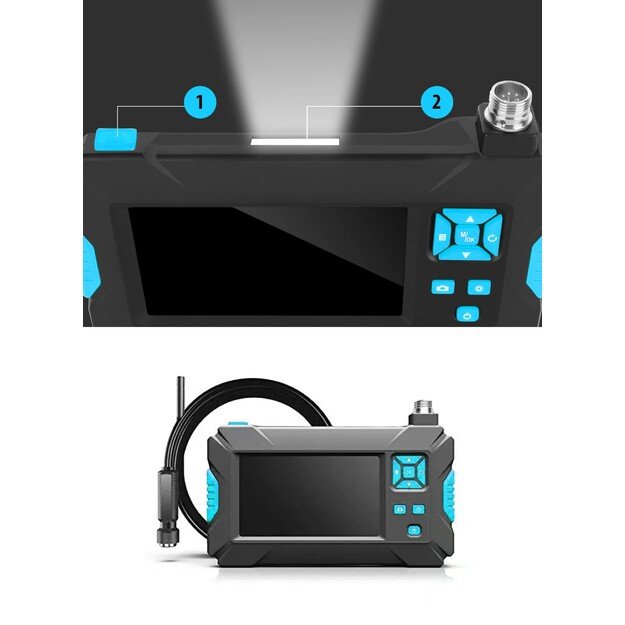 MBG Line Inspection camera Duo Endoscope 9 LED 2x Full HD 10m