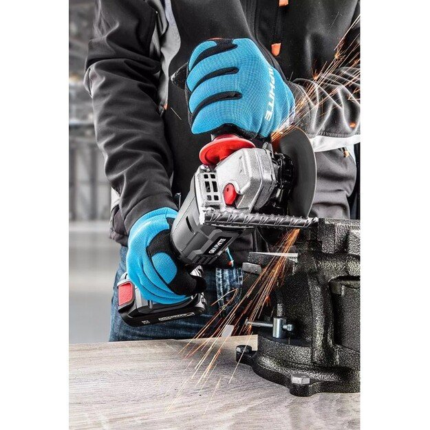 Graphite Energy+ 18V Li-Ion brushless cordless angle grinder 115 mm blade without battery