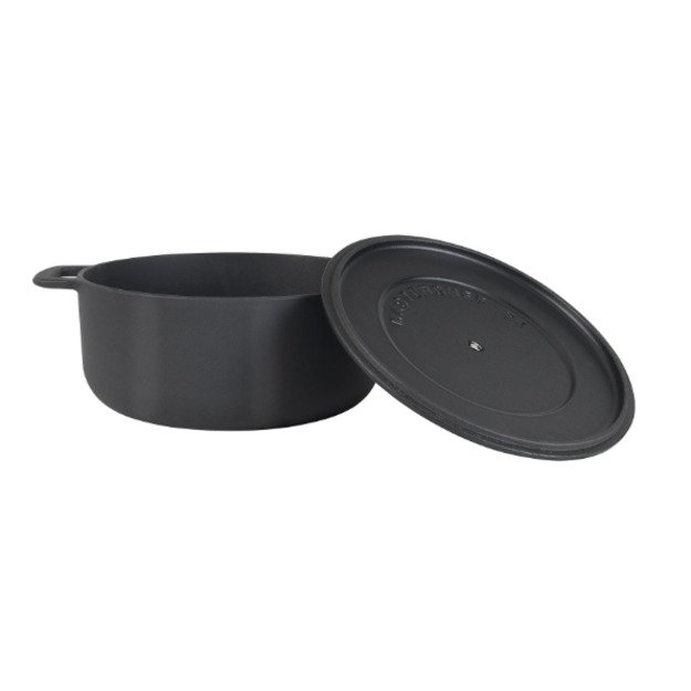 COMBEKK Dutch Oven Sous-Chef perdirbto ketaus puodas, 28 cm, emaliuotas