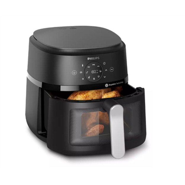 Philips Airfryer | NA231/00 | Power 1700 W | Capacity 6.2 L | Black/Silver 2