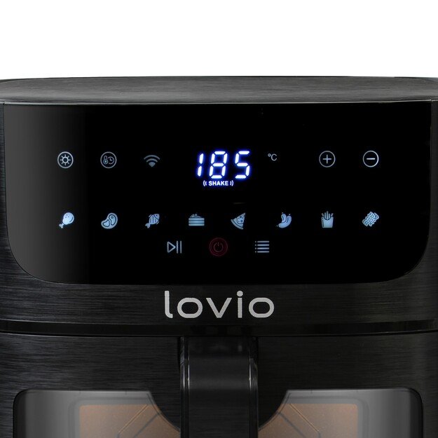 Lovio LVAF002BK PureFry XL Smart 6L Black