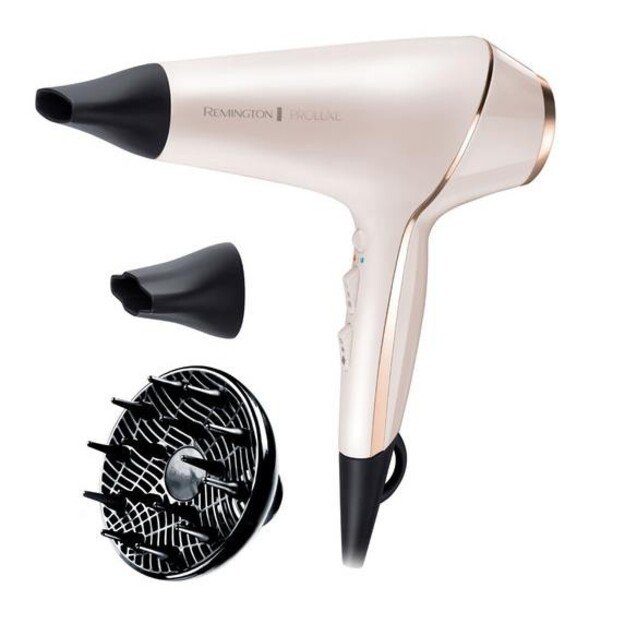 Remington | Hair dryer | ProLuxe AC9140 | 2400 W | Number of temperature settings 3 | Ionic function | Diffuser nozzle | White