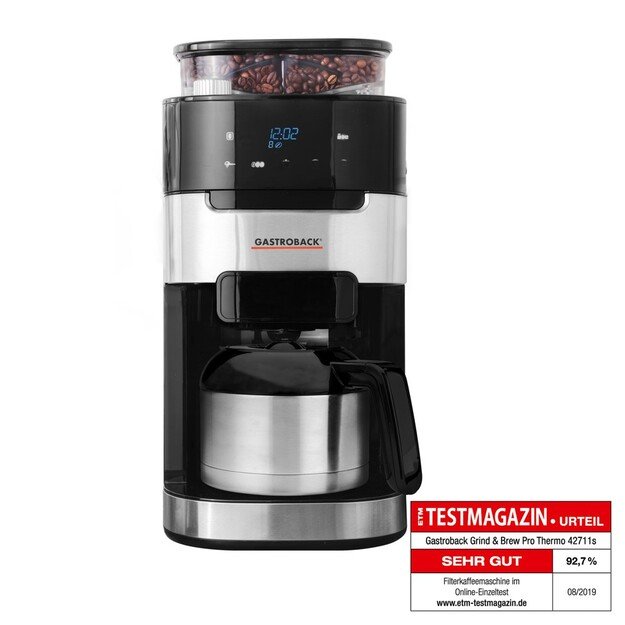 Gastroback 42711_S Coffee Machine Grind & Brew Pro Thermo