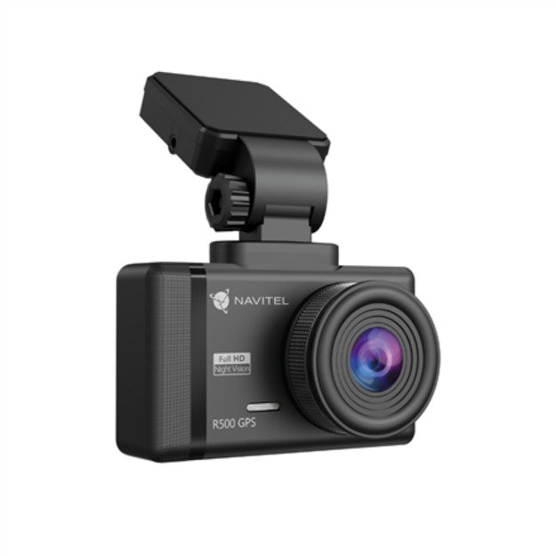 Navitel | Dashcam with high-quality shooting, digital speedometer, and GPS-informer | R500 GPS | IPS display 2.35  