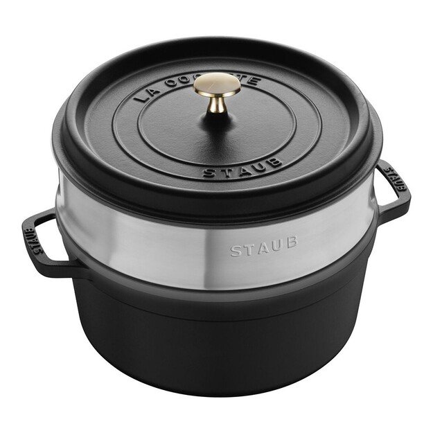 STAUB CAST IRON ROUND POT 40511-297-0 - 5,2 LTR CINNAMON