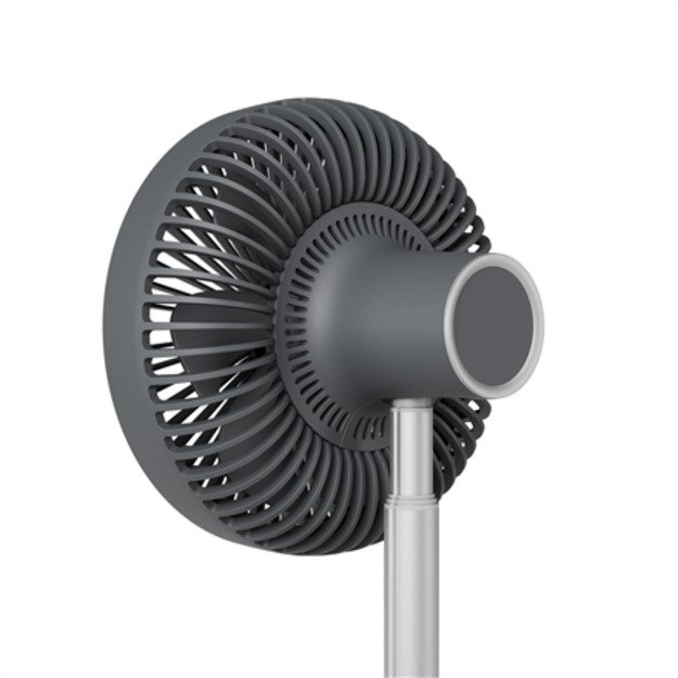 Duux Fan | Rize Flex | Stand Fan | Grey | Diameter 21 cm | Number of speeds 4 | Oscillation | 10 W