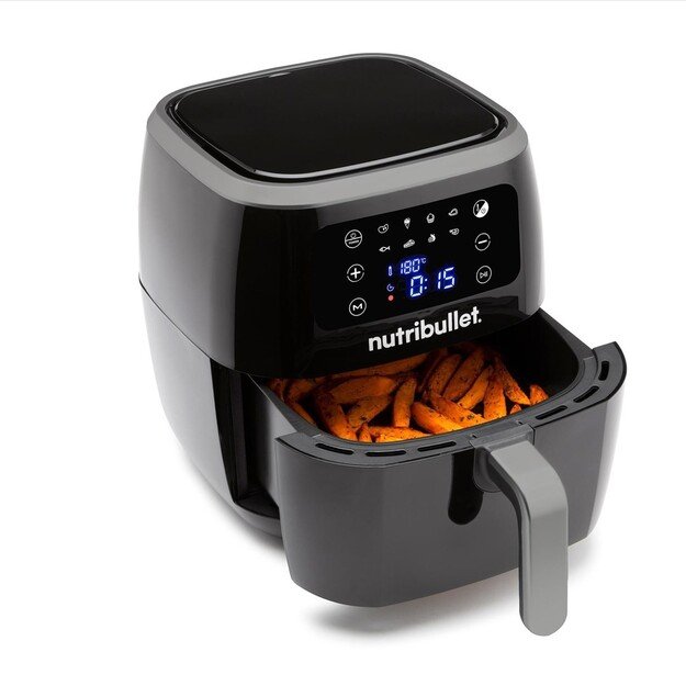 NutriBullet XXL Digital Air Fryer Single 7 L Stand-alone 1800 W Hot air fryer Black 6