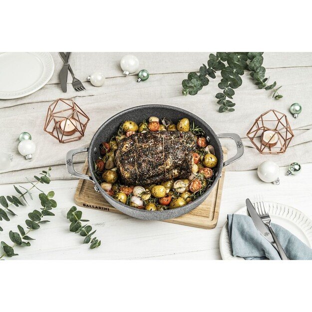 Keptuvė BALLARINI Salina Granitium gili, 2 rankenosnitowa 28 cm 75002-810-0