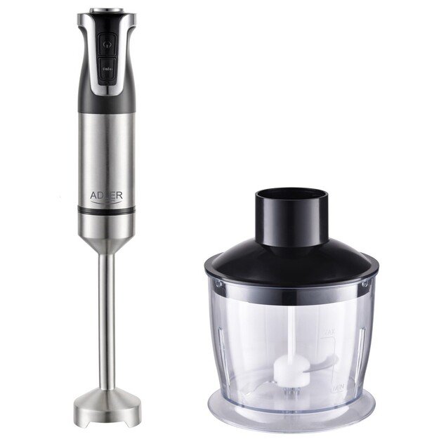 Adler | AD 4627 | Hand Blender Set | 1800 W | Number of speeds 20 | Turbo mode | Chopper | Stainless Steel/Black 6