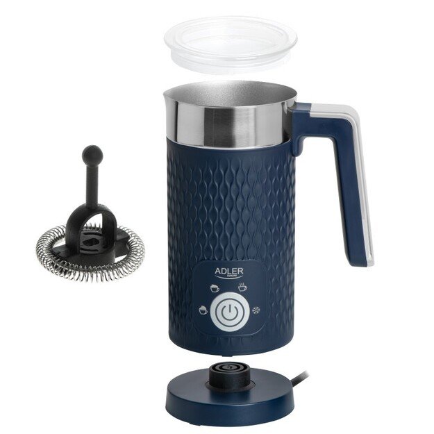 Adler AD 4494 d Milk frother, Frothing and heating, Dark Blue Adler