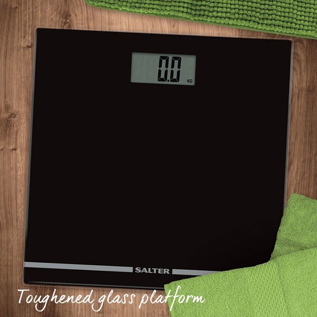 Salter 9205 BK3RCEU16 Large Display Glass Electric Scale Black