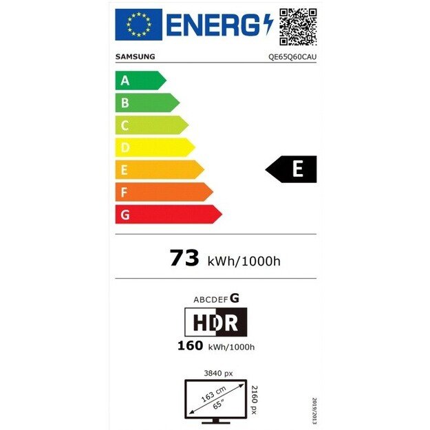 QLED televizorius Samsung QE65Q60CAUXXH