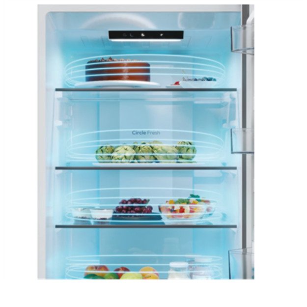 Candy Refrigerator | CNCQ2T618EW | Energy efficiency class E | Free standing | Combi | Height 185 cm | No Frost system | Fridge 2