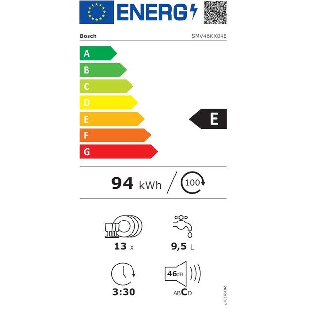 BOSCH SMV46KX04E