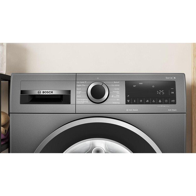 Bosch | Washing Machine | WGG244ZSSN | Energy efficiency class A | Front loading | Washing capacity 9 kg | 1400 RPM | Depth 64 c