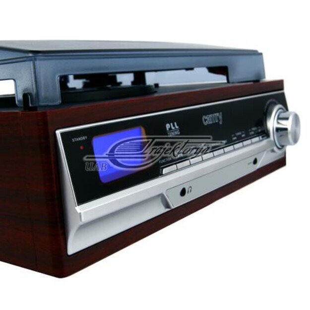 Camry Turntable CR 1168 Bluetooth, USB port, AUX in, Brown