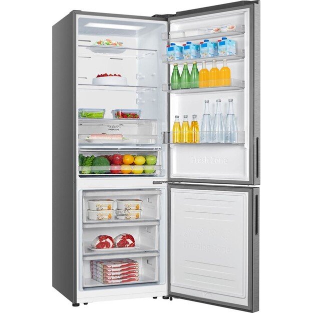 Gorenje NRK720EAXL4 fridge-freezer Freestanding 495 L E Grey 3