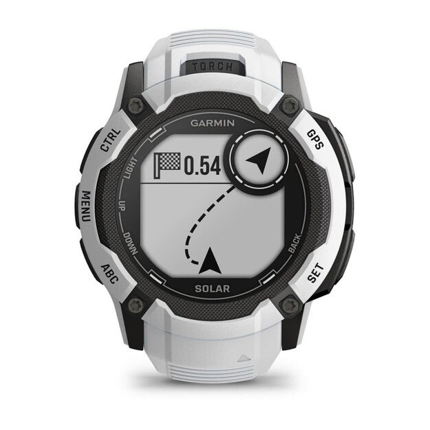 Garmin Instinct 2X Solar 2.79 cm (1.1 ) MIP 50 mm Digital 176 x 176 pixels Touchscreen White GPS (satellite) 11