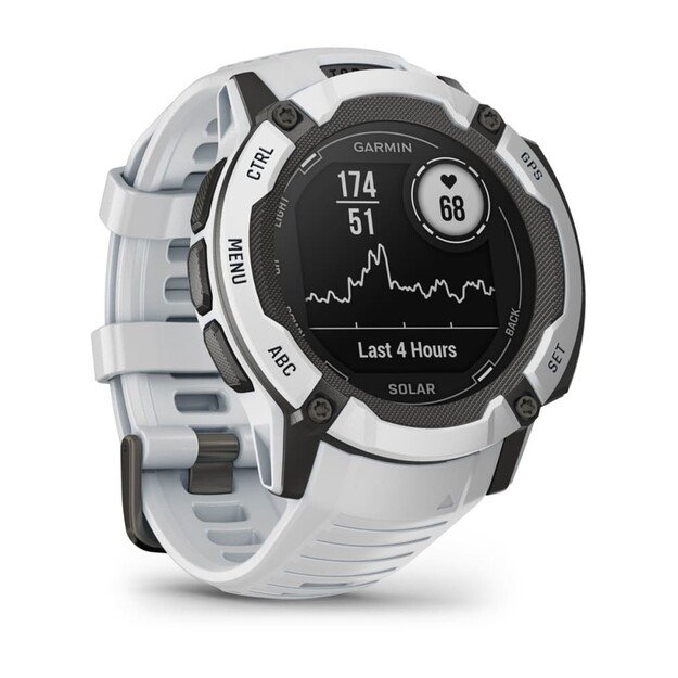 Garmin Instinct 2X Solar 2.79 cm (1.1 ) MIP 50 mm Digital 176 x 176 pixels Touchscreen White GPS (satellite) 9