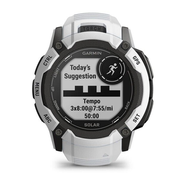 Garmin Instinct 2X Solar 2.79 cm (1.1 ) MIP 50 mm Digital 176 x 176 pixels Touchscreen White GPS (satellite) 6