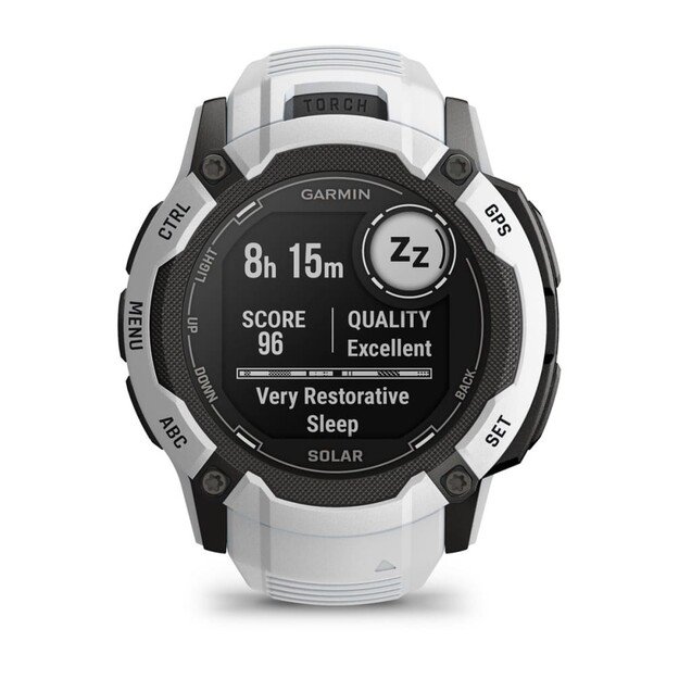 Garmin Instinct 2X Solar 2.79 cm (1.1 ) MIP 50 mm Digital 176 x 176 pixels Touchscreen White GPS (satellite) 2