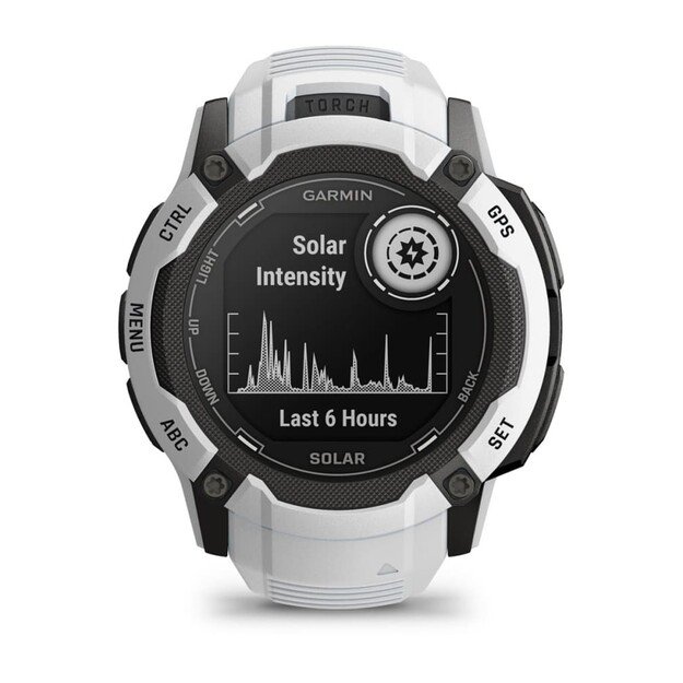 Garmin Instinct 2X Solar 2.79 cm (1.1 ) MIP 50 mm Digital 176 x 176 pixels Touchscreen White GPS (satellite) 10