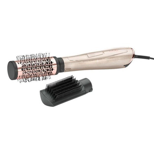 BaByliss AS914PE hair styling tool Straightening brush Warm Black, Rose gold 1000 W 2.5 m