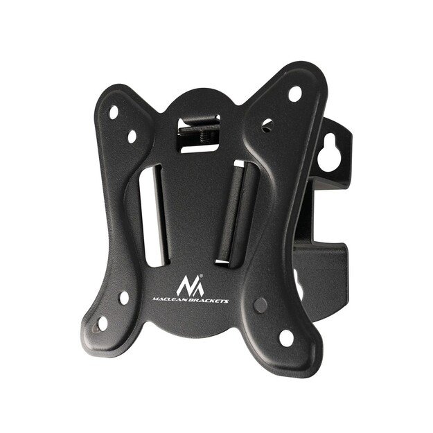 Maclean MC-415 TV Monitor Wall Mount 13 -32  30kg Tilt Rotate max. VESA 100x100 30kg Black Slim Universal Powder Coated