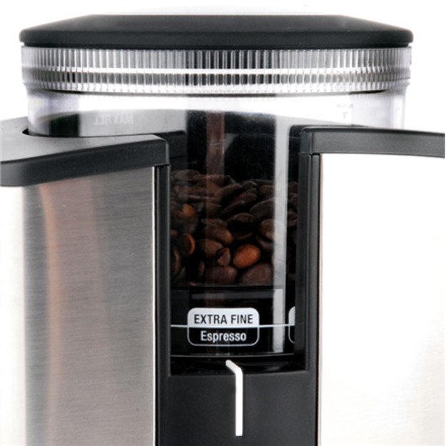 Gastroback 42602 Black, Silver, Coffee grinder, 165W W