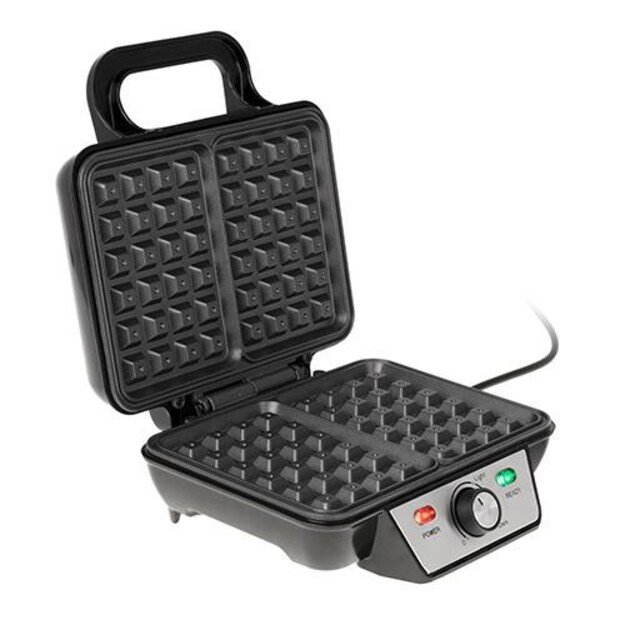 Camry | Waffle Maker | CR 3046 | 1600 W | Number of pastry 2 | Belgium | Black/Stainless Steel