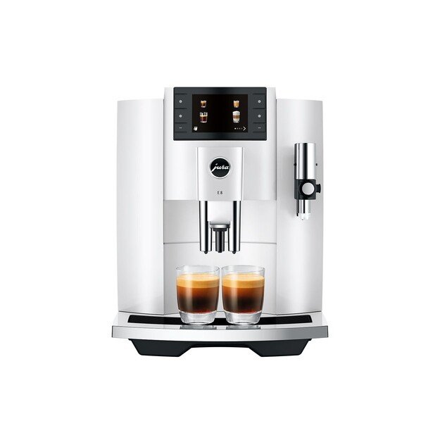 Jura E8 Piano White (EC) Coffee Machine