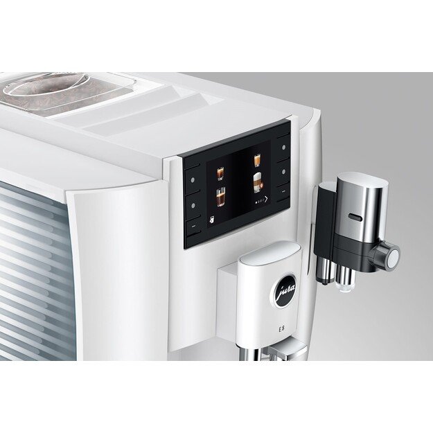 Jura E8 Piano White (EC) Coffee Machine