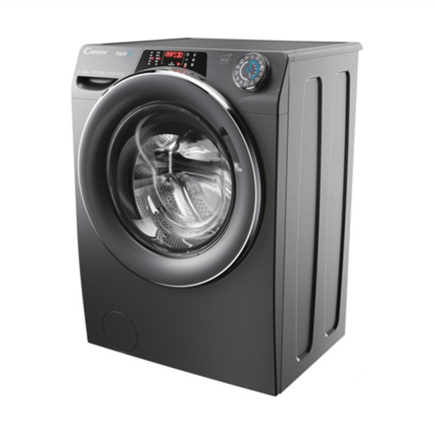 Candy | Washing Machine | RO41276DWMCRT-S | Energy efficiency class A | Front loading | Washing capacity 7 kg | 1200 RPM | Depth 7