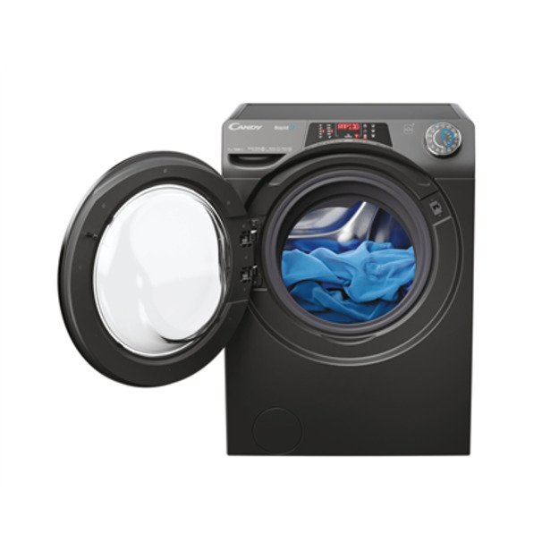 Candy | Washing Machine | RO41276DWMCRT-S | Energy efficiency class A | Front loading | Washing capacity 7 kg | 1200 RPM | Depth 5