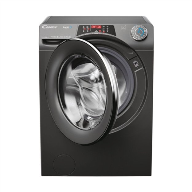 Candy | Washing Machine | RO41276DWMCRT-S | Energy efficiency class A | Front loading | Washing capacity 7 kg | 1200 RPM | Depth 8