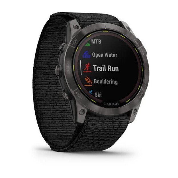 Garmin Enduro 2 Solar Black Carbon Gray DLC Ti Ultrafit Band