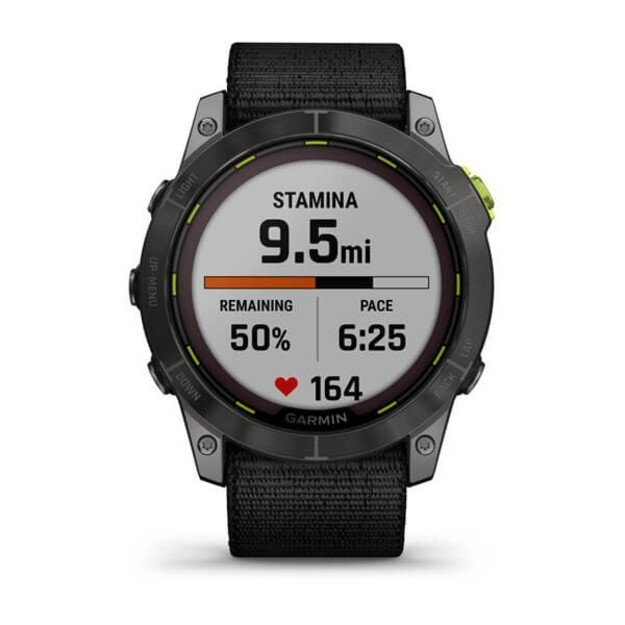 Garmin Enduro 2 Solar Black Carbon Gray DLC Ti Ultrafit Band 4