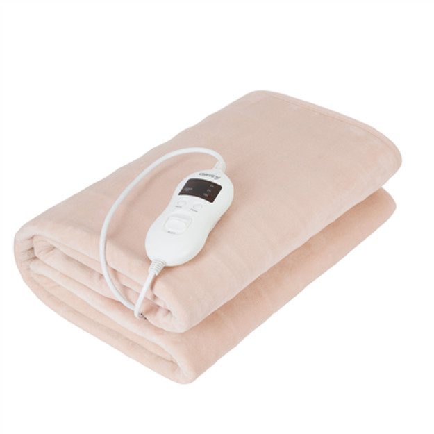 Camry Electric blanket CR 7423 Number of heating levels 8 Number of persons 1 Washable Coral fleece 60 W Beige