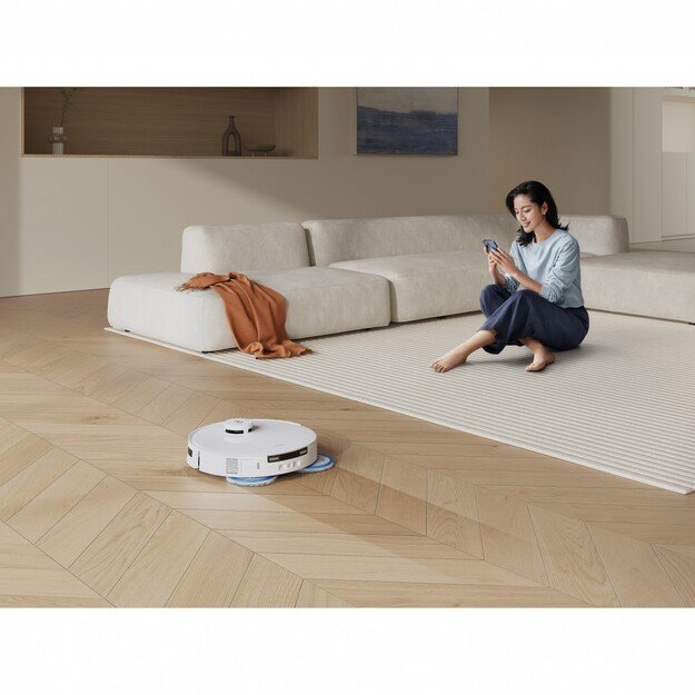 Plaunantis dulkių siurblys - robotas Ecovacs Deebot T30 PRO OMNI SILVER, baltas