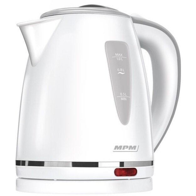Kettle electric MPM MCZ-64 (1200W 1l, white color)